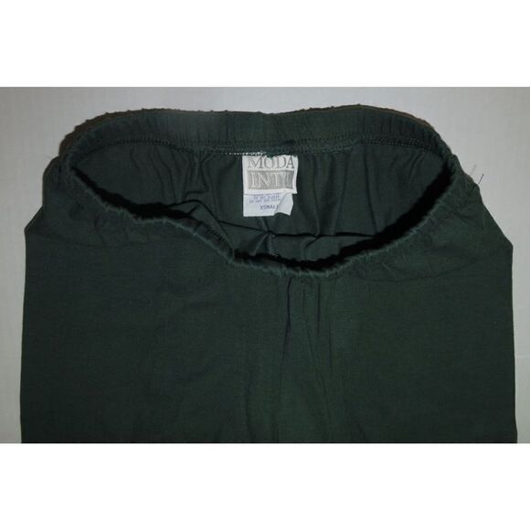 Moda Int'l Victoria’s Secret 707732-559 Womens Sz XS Green Cotton Blend Leggings - Picture 3 of 7